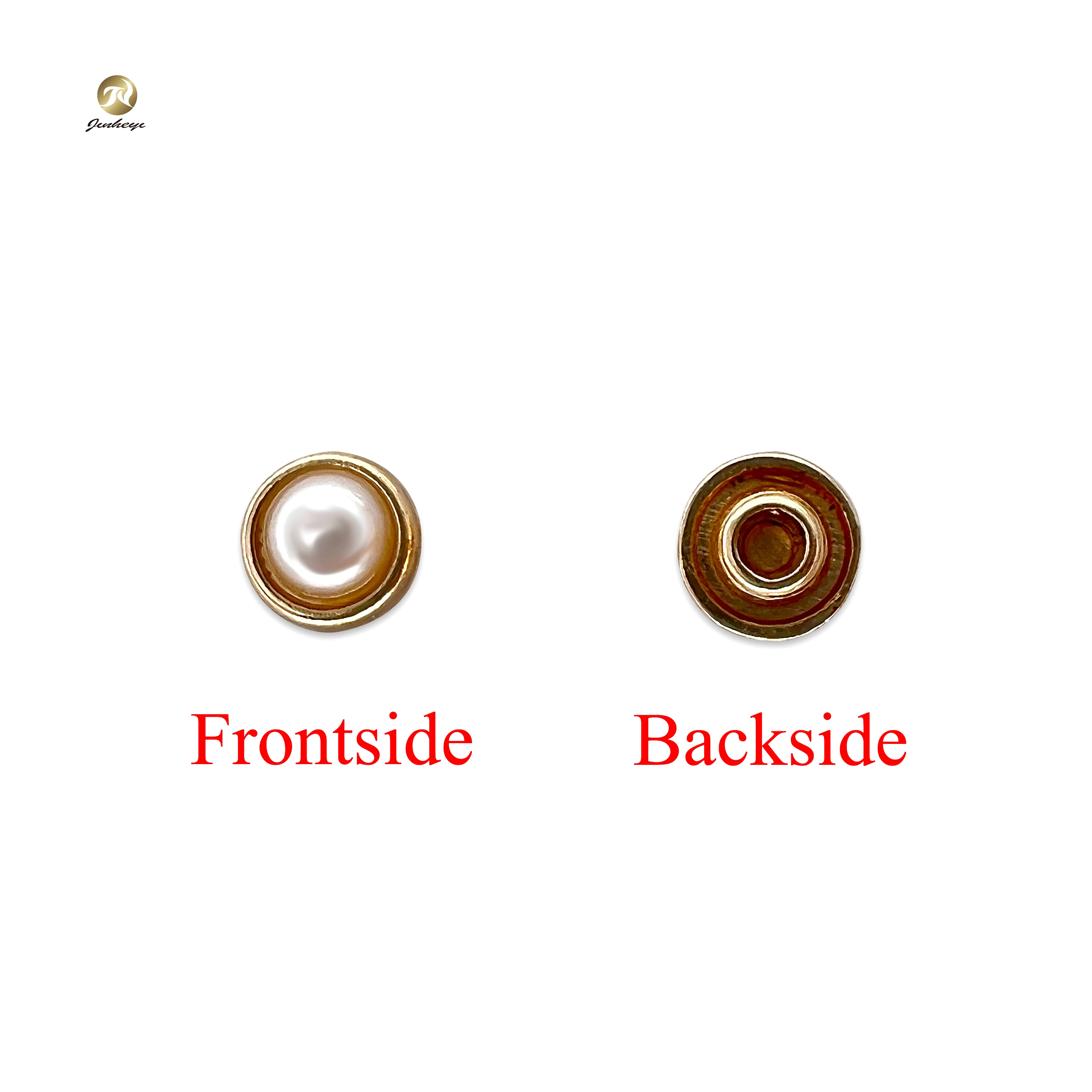 Бирюзовые камни полукруглые инкрустированные жемчужными бусинами заклепки для одежды красочные круглые жемчужные