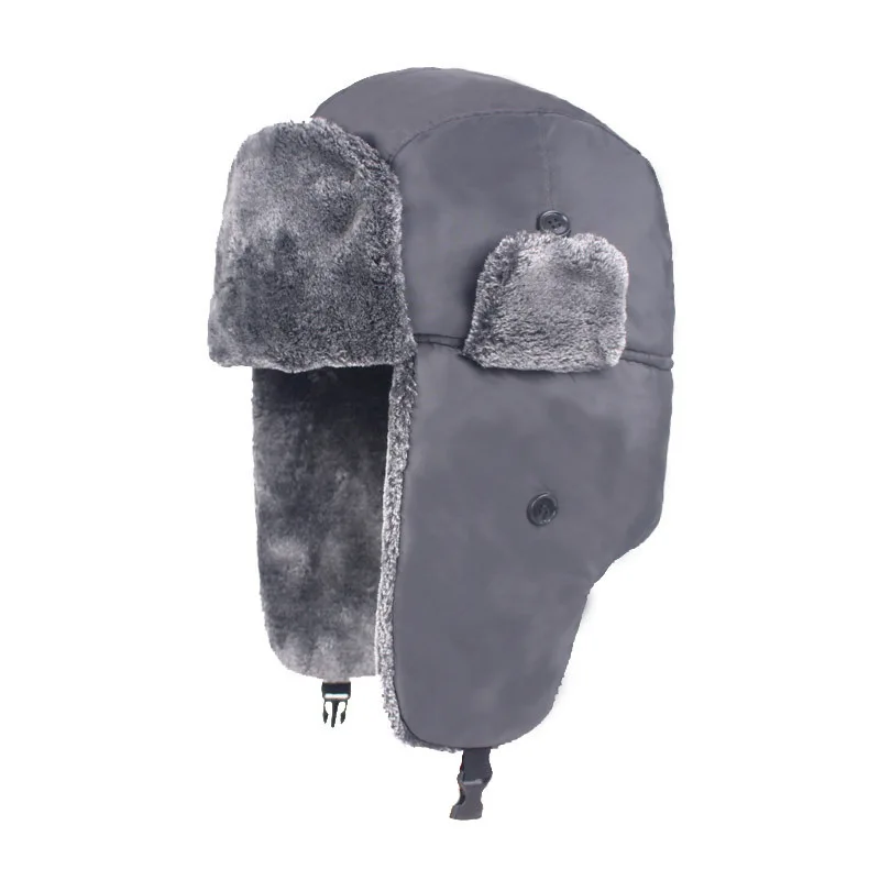 Sewingman B0089L Warm Ushanka Winter Thermal Russian Pilot Hunting Fur  Trapper Bomber Hat for Men