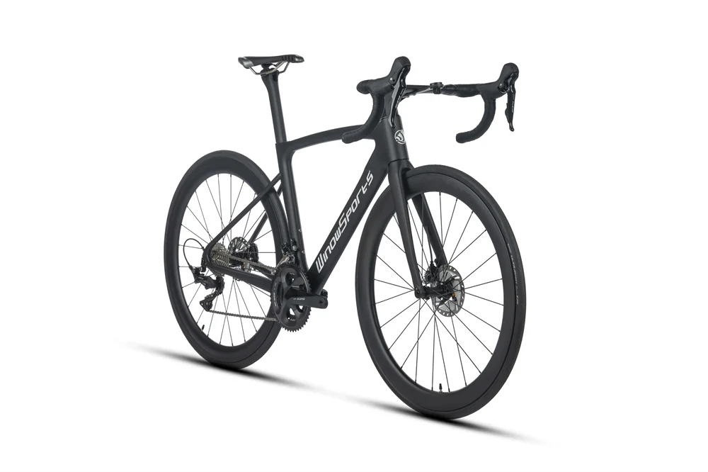 Ultralight Carbon Road Bike With Full Hidden Cable Routing & Disc
