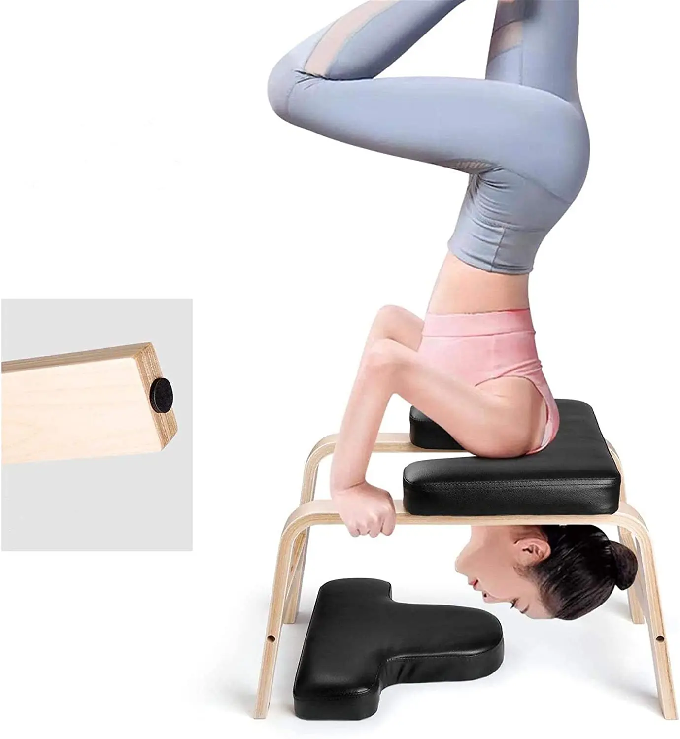 Fitness Yoga Headstand Chair Inversion Bench for Family Gym Fitness Chair NEW US 
