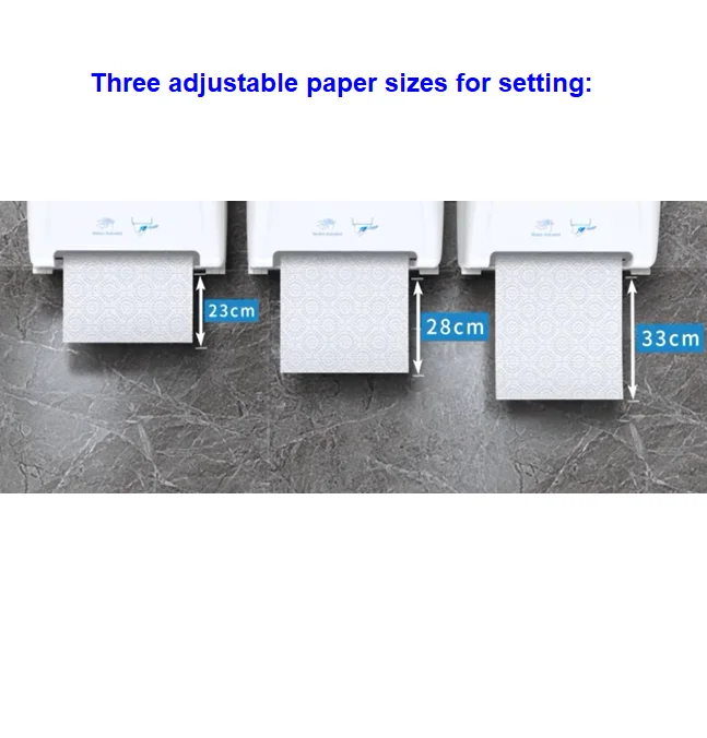 Touchless Hand Free Motion Activated Automatic Sensor Toilet Tissue Roll Paper Towel Dispenser