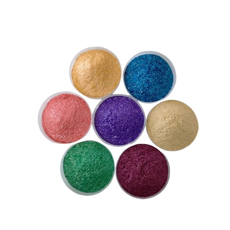 Dyed Mica Flakes Multiple Colors Mica for Building Wall Decoration