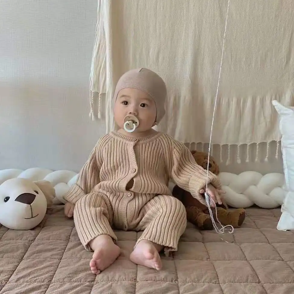 Лидер продаж 100% хлопок детский трикотажный комбинезон с длинными рукавами и длинные