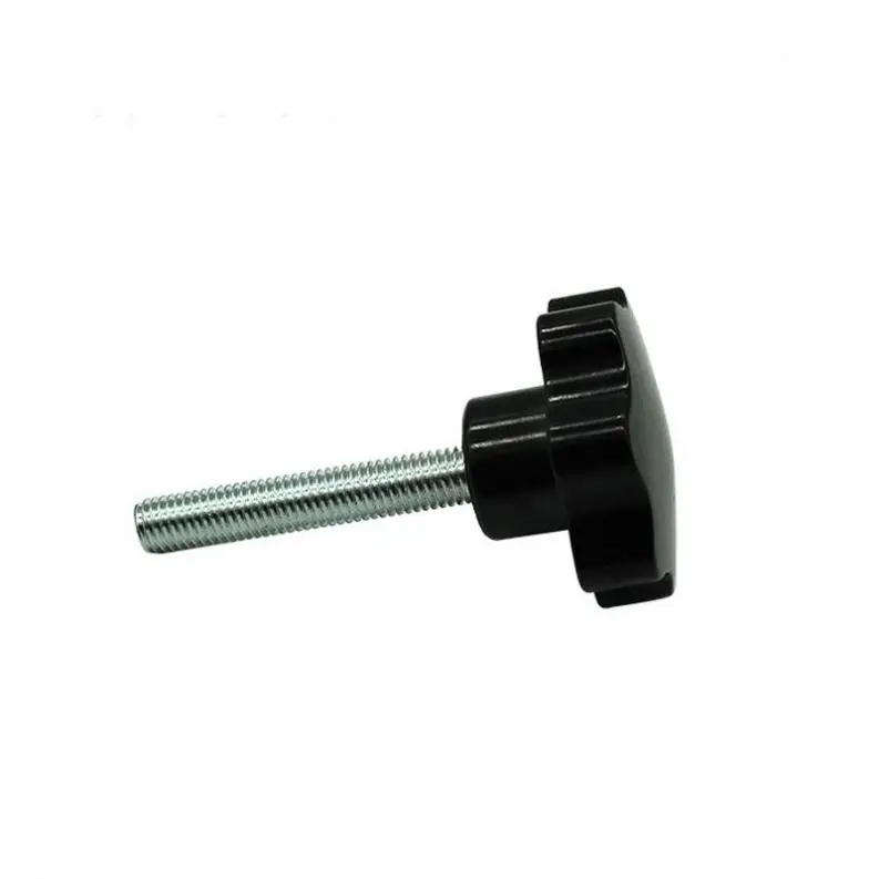 M6 M8 M10 Bakelite Male T Type Steering Wheel Knob for Mattress Headboard Adjustment