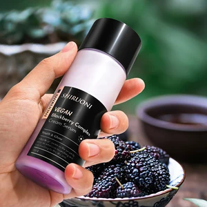 Double Layer Blackberry Facial Cream Serum ODM ODM for Dry Sensitive Skincare Aging Dark Spots Revitalizing