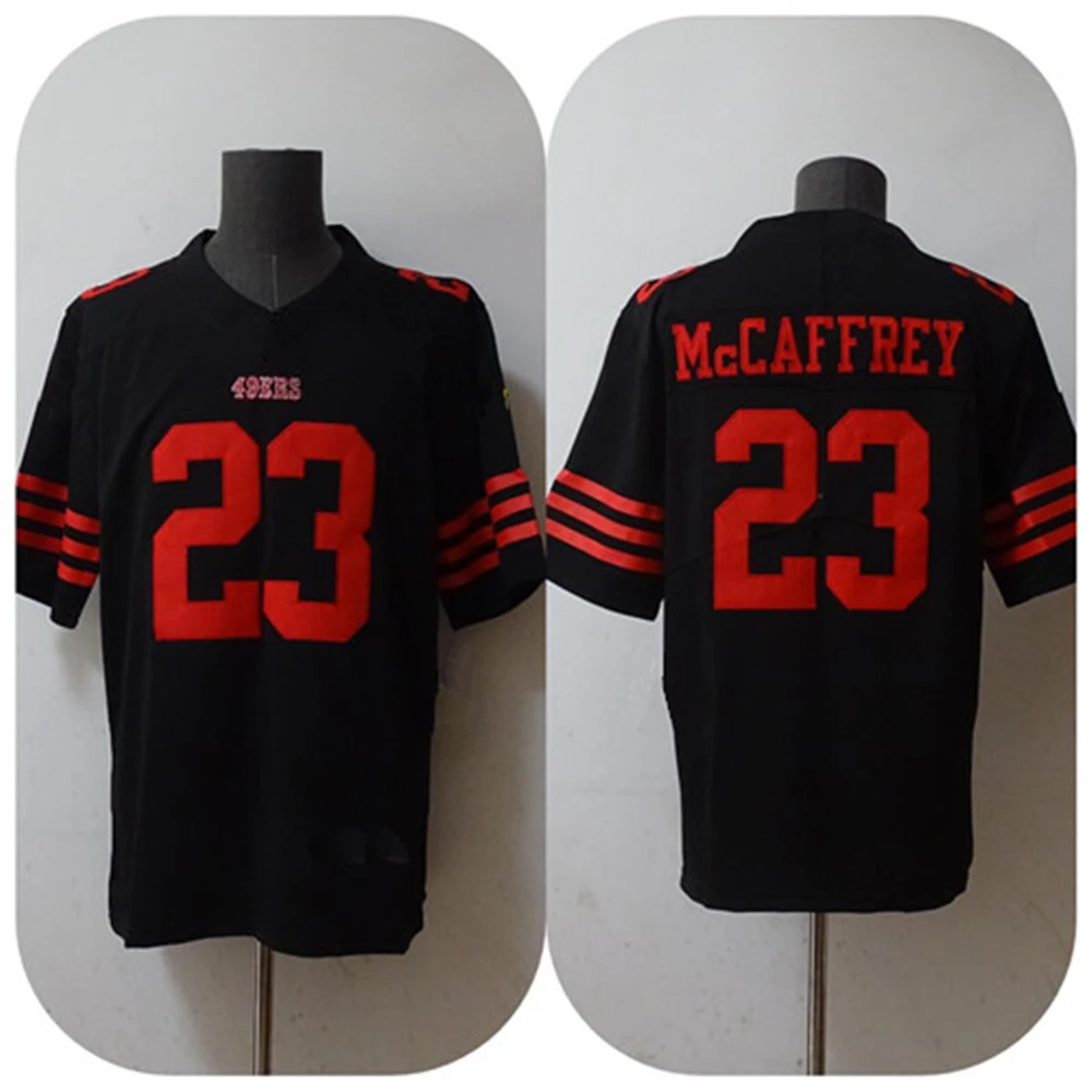 Men's San Francisco 49ers #23 Christian McCaffrey Red Alternate Pullover  Hoodie on sale,for Cheap,wholesale from China