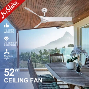 1stshine Ceiling Fan Fancy ABS Blades comfort Airflow 52 Inches Remote Control Ceiling Fan with DC Motor