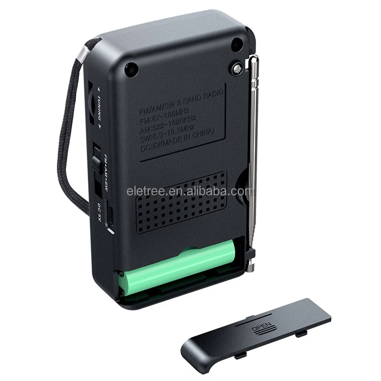 3667-希少 !レトロ AM Card Radio TR-10 Joc TG-66/TG-77 Portable AM/FM Radio with Earphone Jack