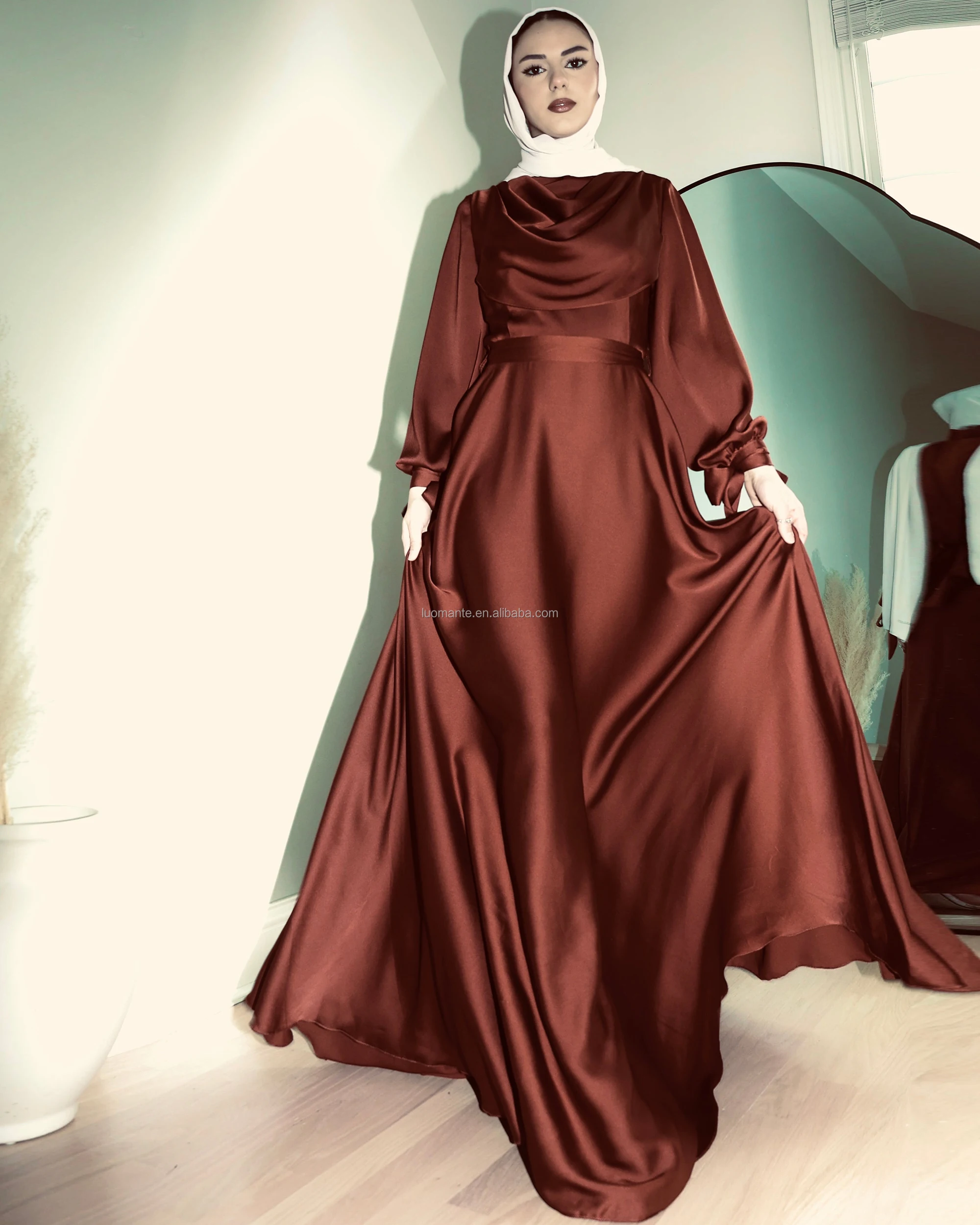 lace and ruffle dress Lauren Elaine Astoria main image 0