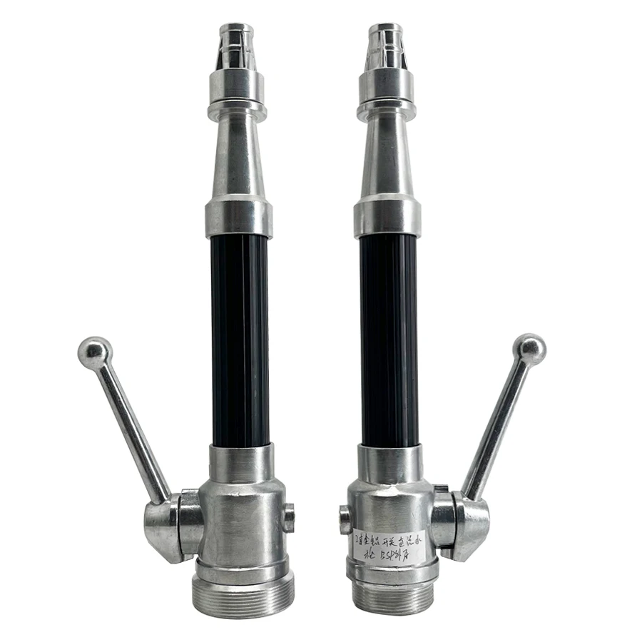 2.5-inch DC-operated Fire Nozzle Fire Hose Nozzle with Lever-operated Switch for Lightweight Fire-fighting Equipment