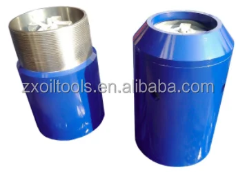 Oil well completion float shoe/float collar