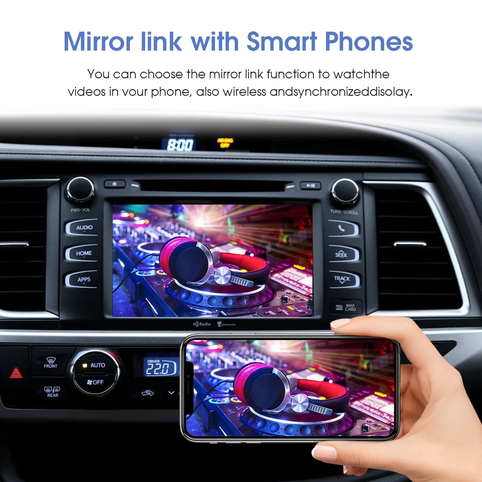 トヨタ（2014〜2019年）向けのCarPlay/Android Auto CARabc Wireless Carplay Android Auto Adapter for Toyota with