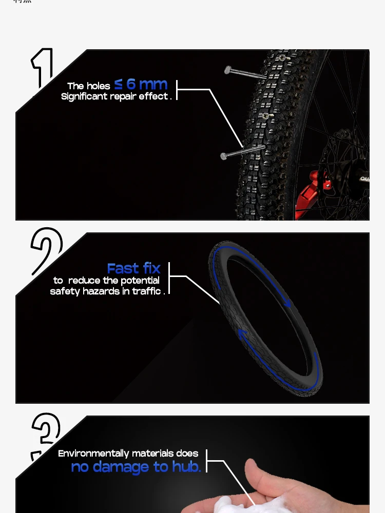 200ml Tubeless Tyre Puncture Repair Kit Pump Tire Sealant Inflator