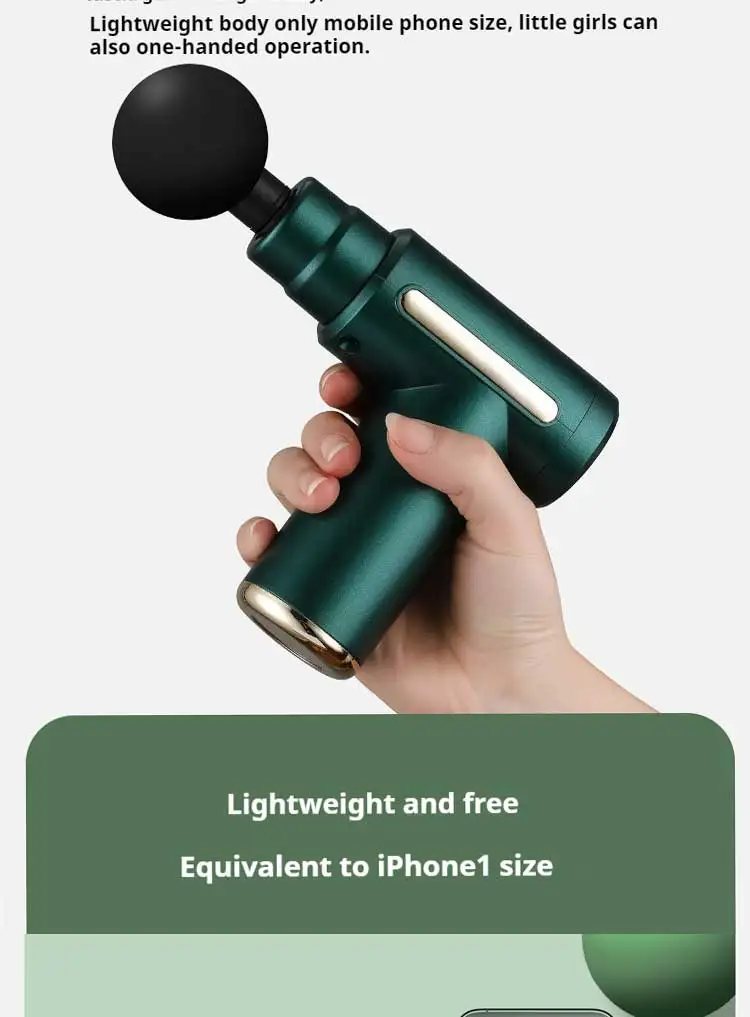 Portable Home Handheld Impact Muscle & Fascia Massage Gun for Body Use