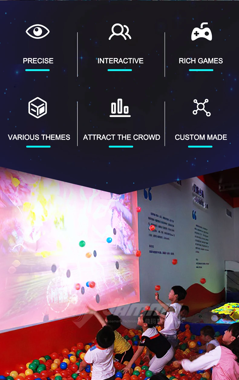 Kids Amusement Park - Interactive Projector Touch Screen