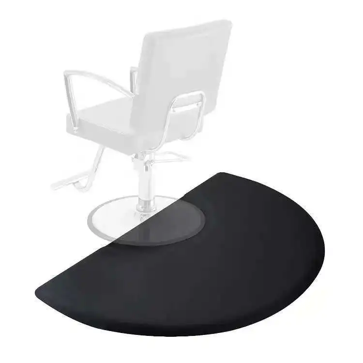 Waterproof Round Anti-Fatigue Chair Mat for Barber Shop Salon Equipment Washable and Cushioned Hair Salon Floor Mat