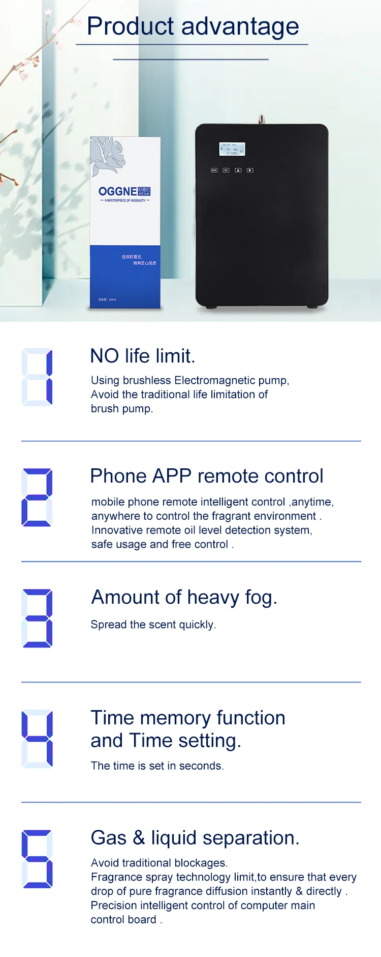 HVAC hotel lobby cool fogger scent diffuser machine fragrance machine scent marketing hotel scent machine