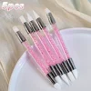 5pcs pink+white