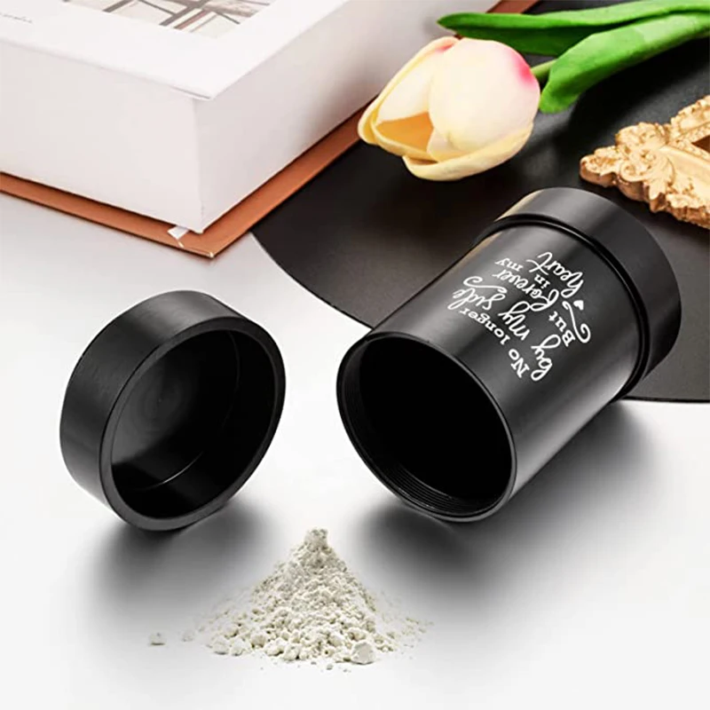 Small Urn in Human Ashes Cremation Candle Urns Mini Keepsak for Ashes of Loved Ones-No Longer by My Side But Forever in My Heart