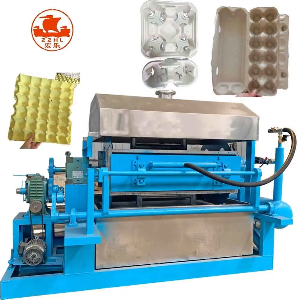 Multifunctional Eggs Packaging Boxes Carton Mini Chicken Pallet Paper Egg Tray Making Machine