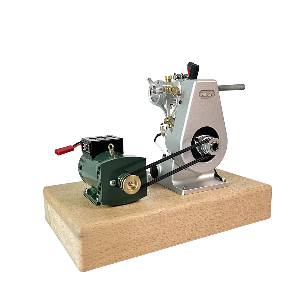 Working Mini Single-Cylinder Engine Model - 4-Stroke Gasoline Engine Kit For Adults