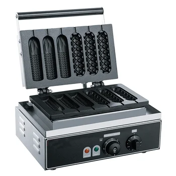 Commercial Electric Waffle Stick Maker Waffle On A Stick Lolly Corn