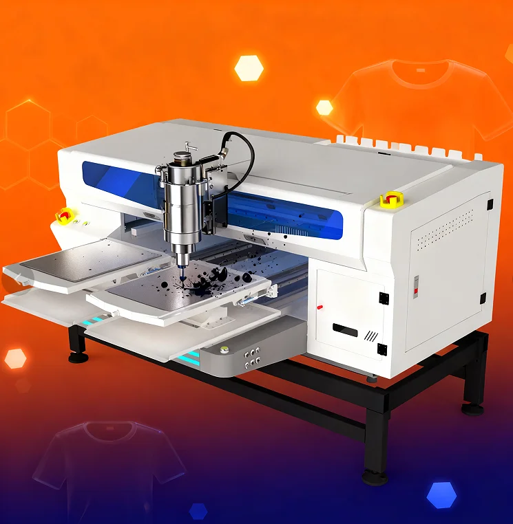 High Performance SL 3D Printer with Eps I3200 Head UV Ink Pretreater Oven for DTG Custom Long Sleeve Cotton Hoodie Manufacturing