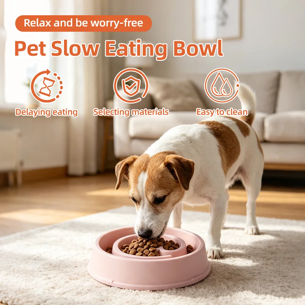 Wholesale Pet Product Anti-Gulping Maze Dog Food Bowl Bloat Stop Dog F - product detail 2