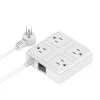 White+Gray+round plug