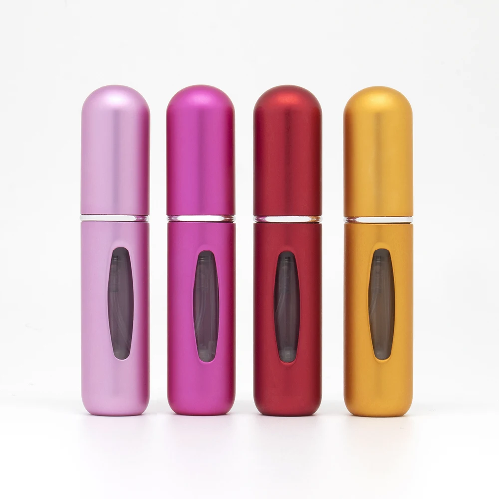 5ml 6ml 8ml 10ml Portable Mini Refillable Aluminum Empty Atomizer Spray Perfume Bottle