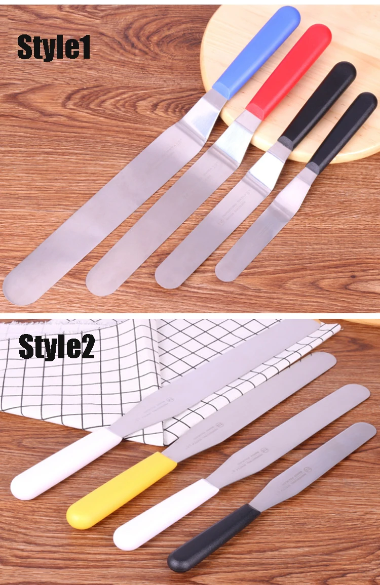 Stainless Steel Cake Decorating Icing Spatulas,Professional Stainless
