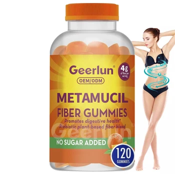 OEM Custom Probiotics Gummy Promotes Digestive Supplements Cleanse Bowels Loss Weight Metamucil Fiber Gummies