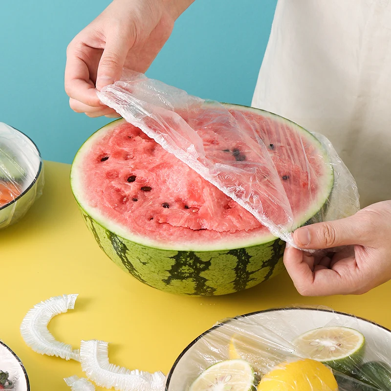 Kitchen Strong Reusable Elastic Wrap Bowl Covers Disposable Food Plate