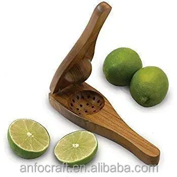Alat Juicing kayu Manual untuk jeruk Lemon Lemon untuk sehari-hari rumah  Bar kafe restoran asih-ekstraktor Reamer jus
