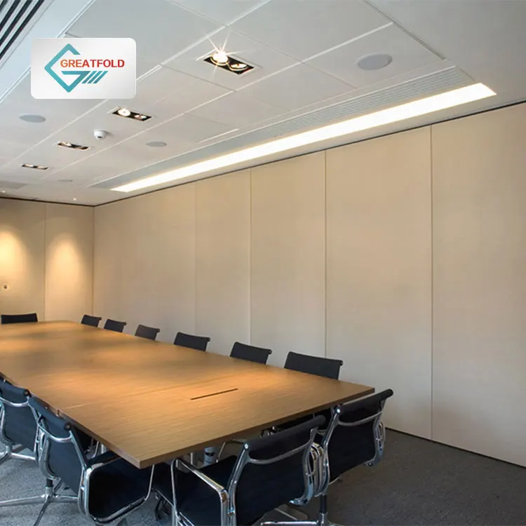Manual Movable Pivoting Wall Partition Telescopic Mechanism Operable Sliding Partition for Office Meeting Room Schools Hospitals