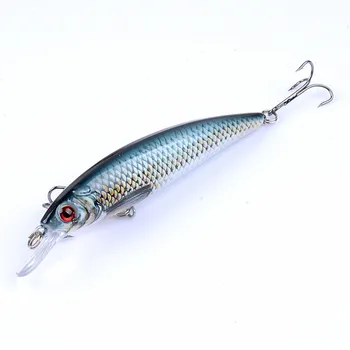 Fishing Lure Bionic Minnow Bass Trolling Artificial Hard Bait 11cm 13.4g Crankbait Wobblers 3D Eyes for Fishing Carp Pesca – Minnow – view 2