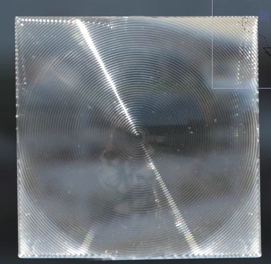 Concave Parabolic Large Demonstration Fresnel Lens for Solar Collectors