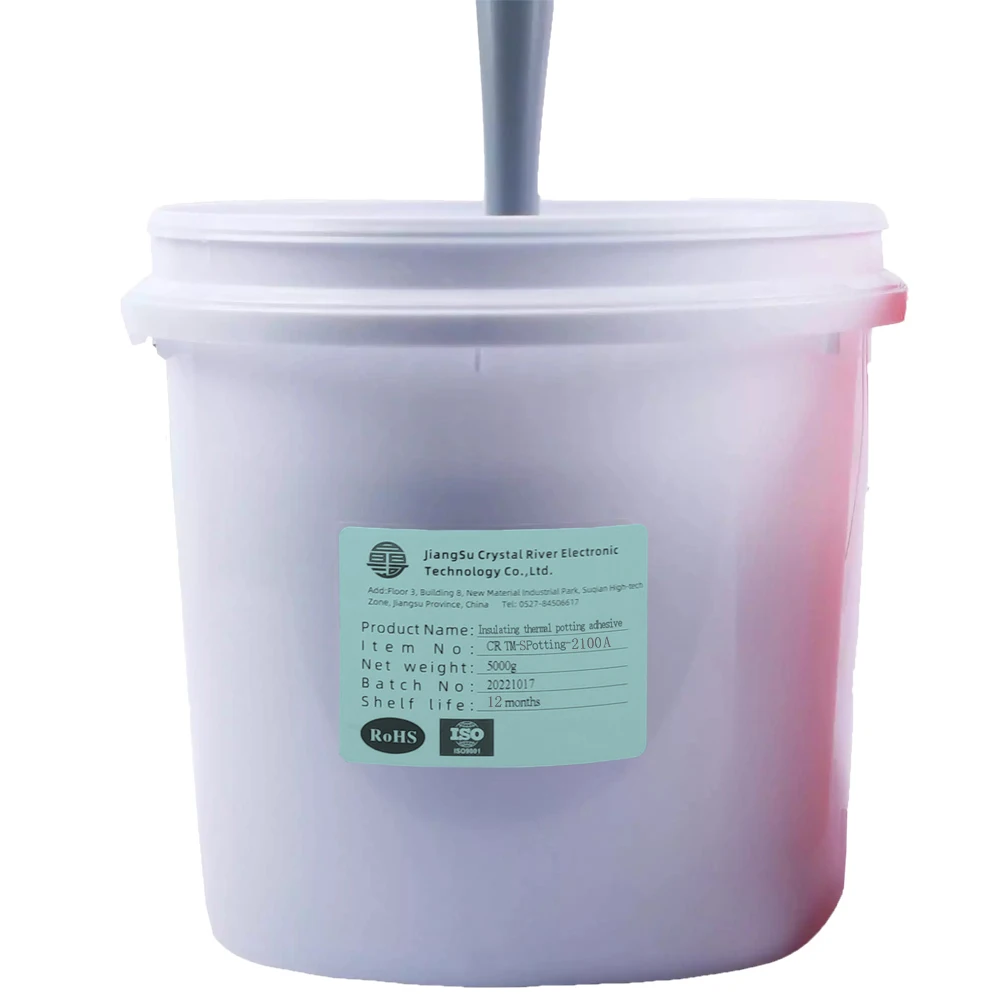 CR TM SPotting-2100 AB Two-Part Electronic Silicone Sealant Potting Adhesive Insulator for High-Temperature LED Components