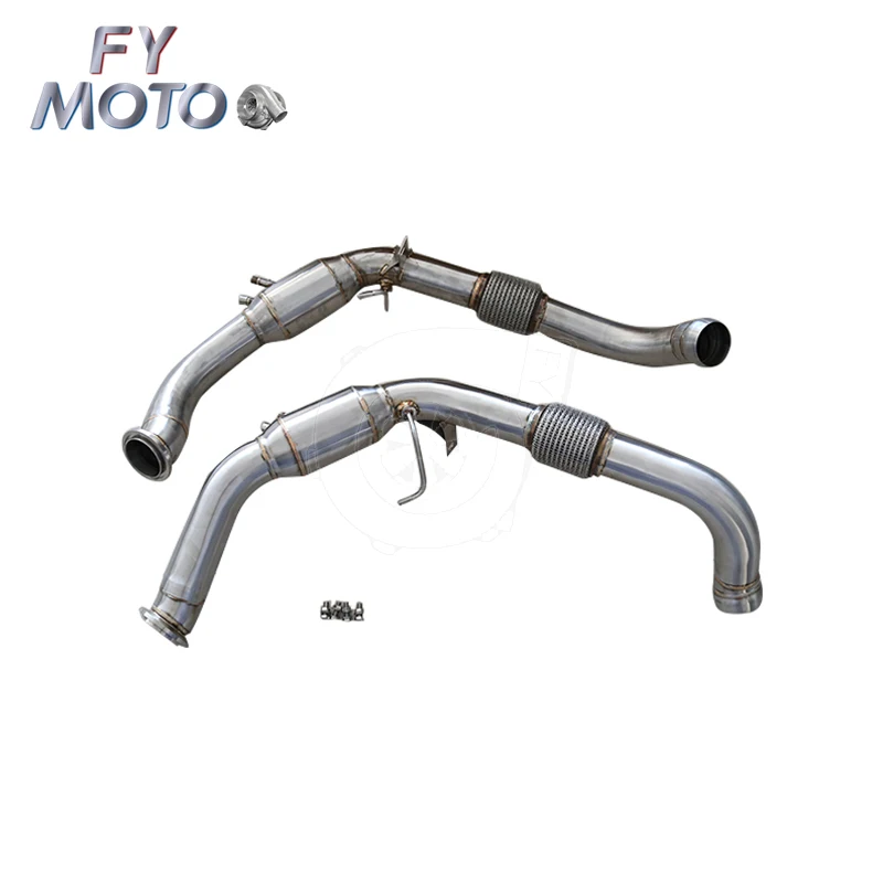 Exhaust Downpipe For Porsche Panamera 971 2.9T 18+ With Opf EURO6