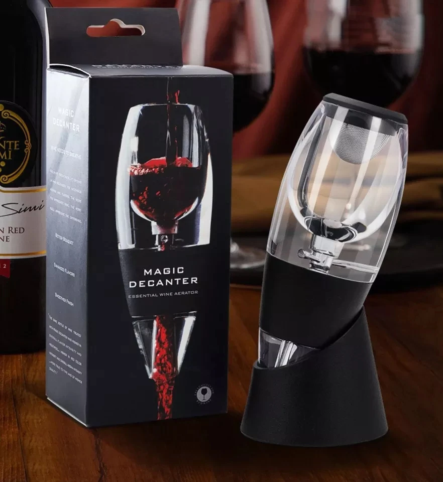 CL566 Portable Red Wine Decanter Aerator Bar Accessories Wine Whisky Quick Decanter Red Wine Decanter Aerator