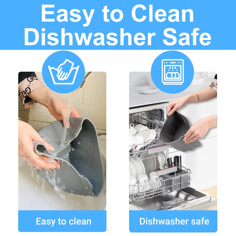 6 7 QT Easy Clean Heat Resistance Reusable Washable Silicone Cooker Liner Fit Slow Crock Pot Silicone Crockpot Divider Liner