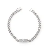 6mm  925silver White gold Plated