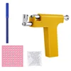 Pistola de oído de oro + 98Ear Stud + tapones para los oídos