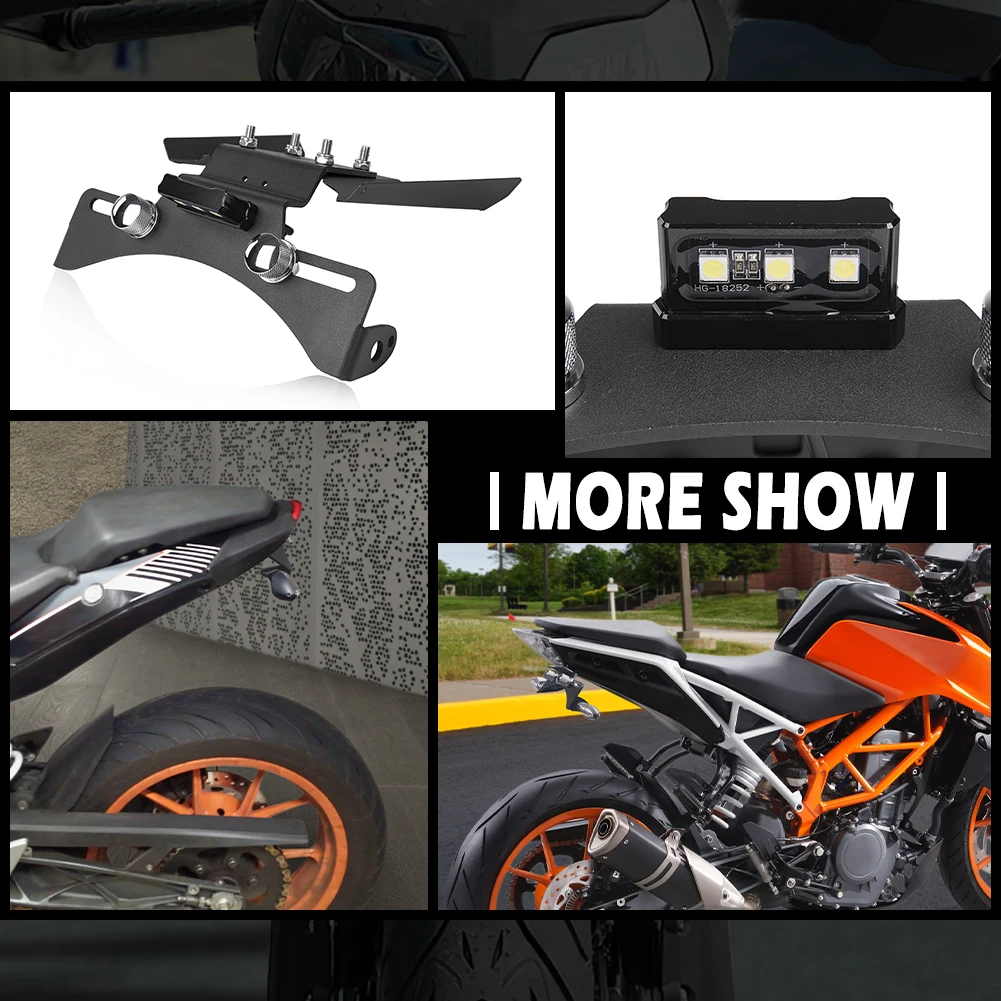 KTM Kentekenplaathouder 125/390 Duke (18