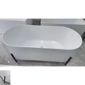 FreeStanding Bathroom Bathtub Acrylic Seamless Bath Tub Ergonomic Design Bathtub