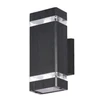 1 applique carrée haut bas