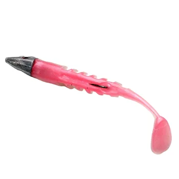 Uniker Carp Soft Shad Jig Head with Weedless Hook 15g PVC Lure Multi-Color Fish Shape for Freshwater & Saltwater Fishing – Soft Lure – view 3