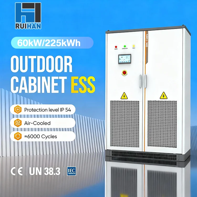 Fabrik backupstrømsystemer 60 kW 225 kWh sol-lagringssystem 3-faset inverter med multi-kanal MPPT-funktion