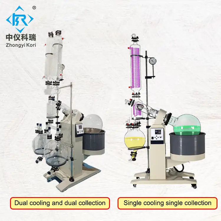 RE-201D Chemical 1l Rotovap Rotary Evaporator Vacuum Distillation Distiller evaporation device for laboratory