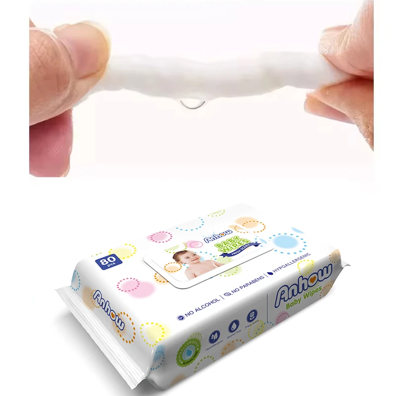 Own-Brand Disposable Pearl Cotton Contains 99.9% Based baby Wipes, A Grade Direct Order Unscented Baby's Wet Wipes supplier